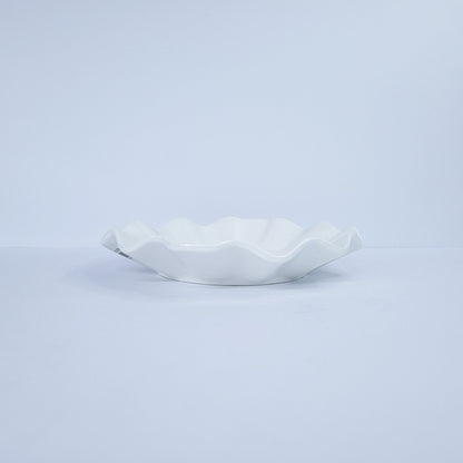 Plato blanco d/hoja loto 851104-433