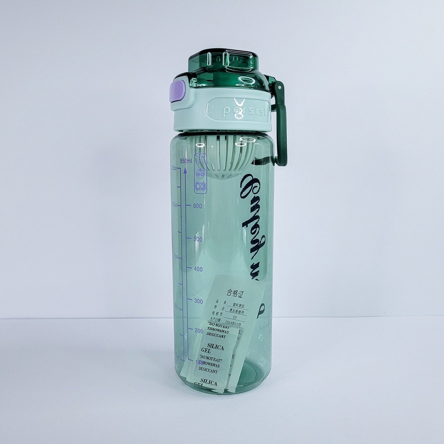 Botella d/agua cutey mugc/filtro 850ml 51169-115