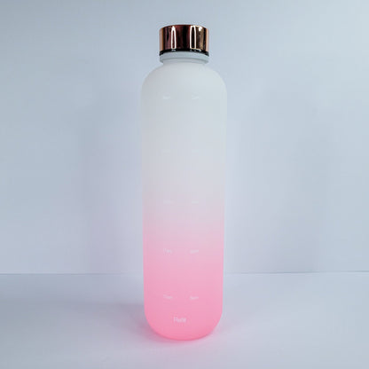 Botella agua tapa dorado 1000ml51169-72