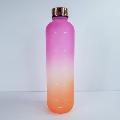 Botella agua tapa dorado 1000ml51169-72