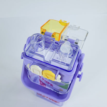 Botella agua rectagulo 520ml51169-85