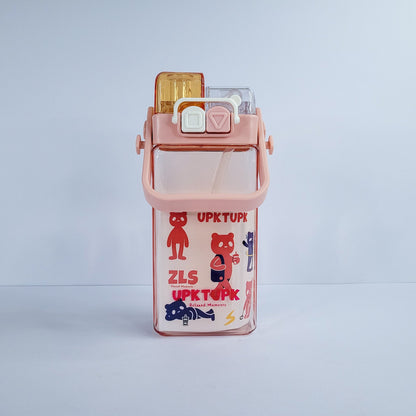 Botella agua rectagulo 520ml51169-85