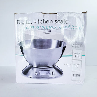 Balanza p/cocina c/tazainoxidable 51307-1