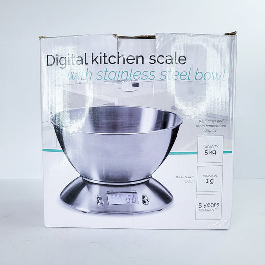 Balanza p/cocina c/tazainoxidable 51307-1