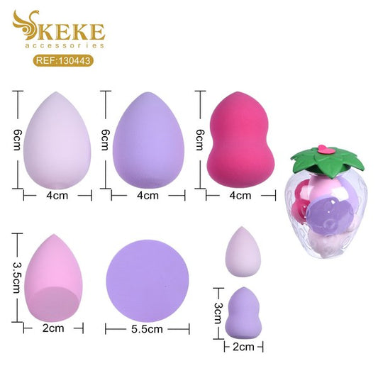 Esponjas maquillaje 7pcs