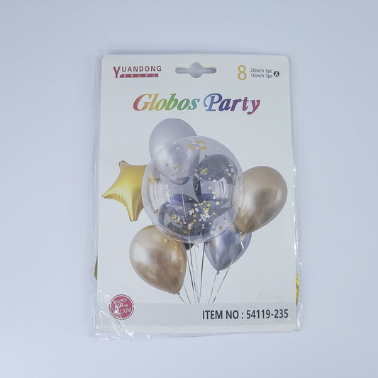 Globos para fiesta 8pcs 54119-235