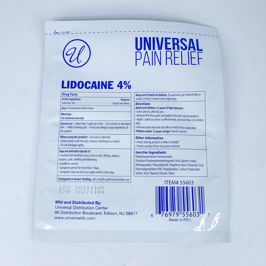 5ct pain patch relief 55603