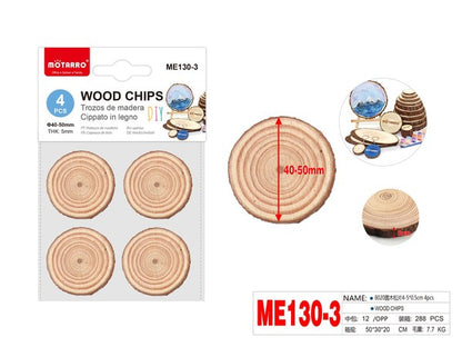 Trozos de madera 40-55mm 4pcsme130-3