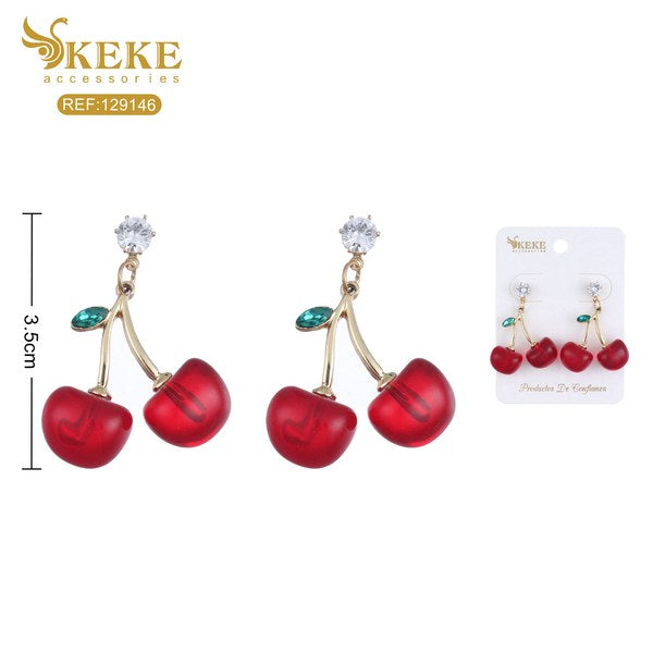 Aretes cereza 4cm