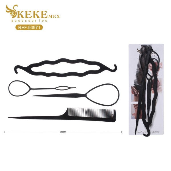 Kit de peinado 4pcs