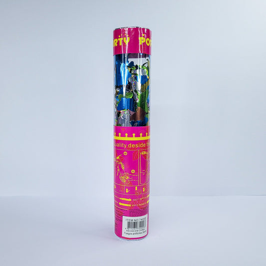 Canon de confetti con formas