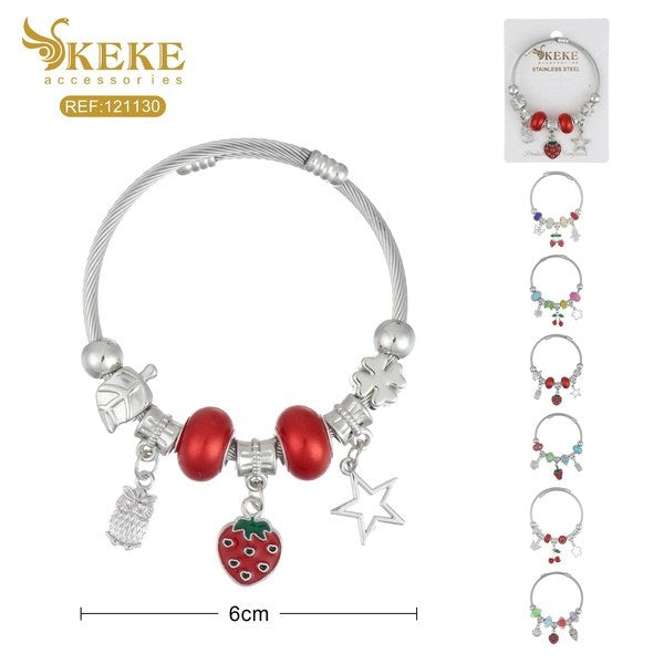 Pulsera de pandpra acero18cm
