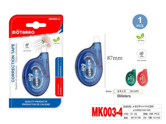 Cinta de corrector 5mmx6mmk003-4