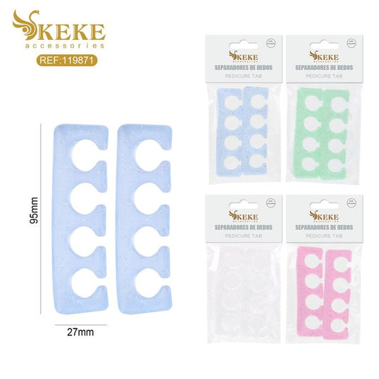 Separado de dedos de silicona2pcs