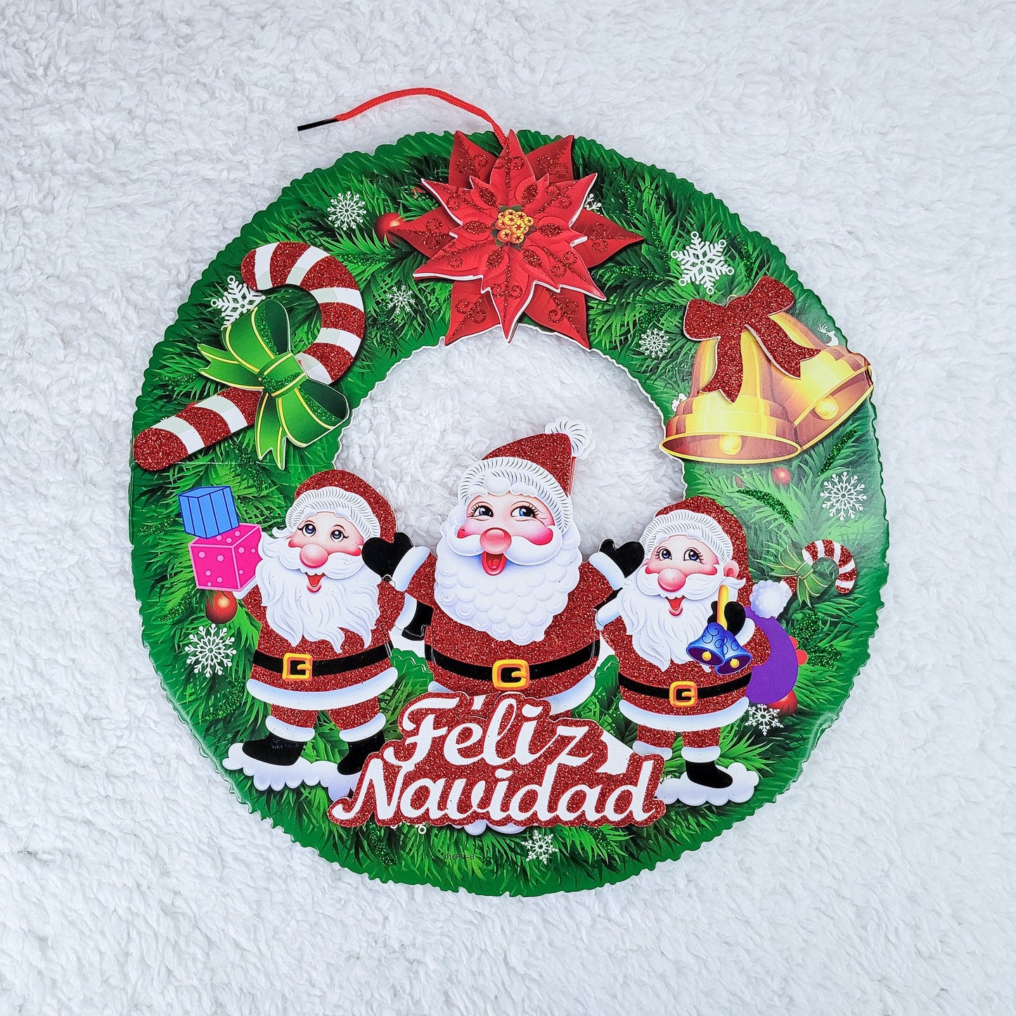 Adorno corona navidena 37*37cm(960) oferta 2x1500