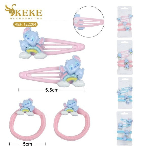 Set de colas stitch 4pcs