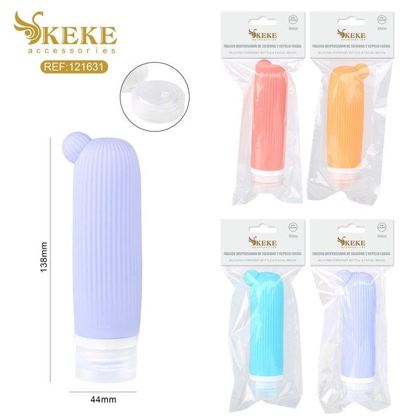 Set botella de viaje silicona