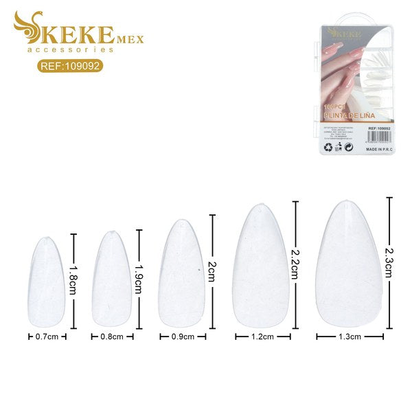 Tips para unas postizas 100pcs