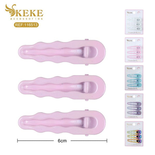 Set de pinches 6cm 3pcs
