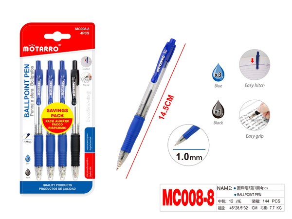 Lapicero 4pcs mc008-8
