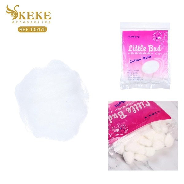 Algodon en bolitas 100pcs
