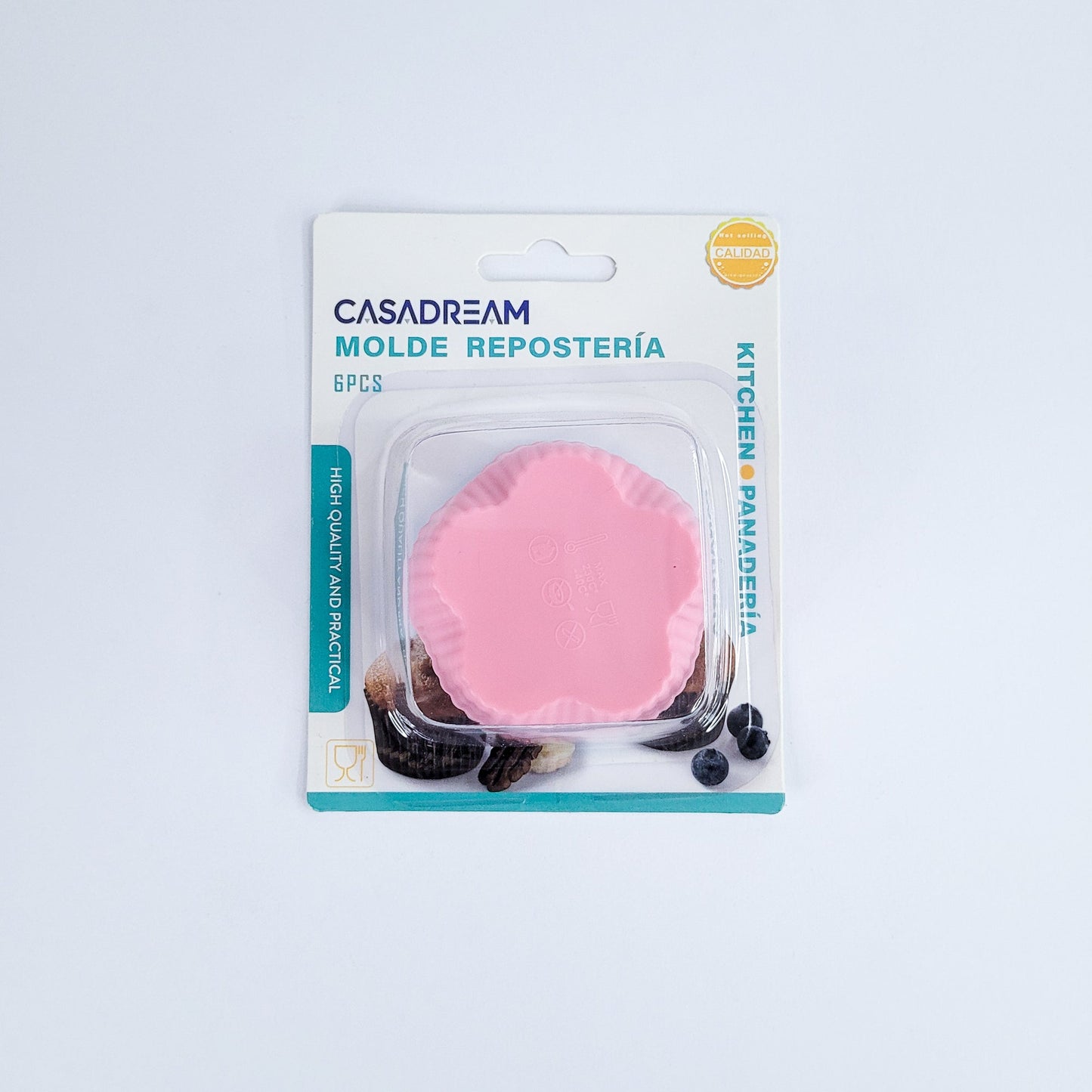 Molde silicona d/flor 6pcs90117-693