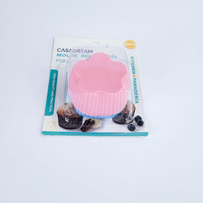 Molde silicona d/flor 6pcs90117-693