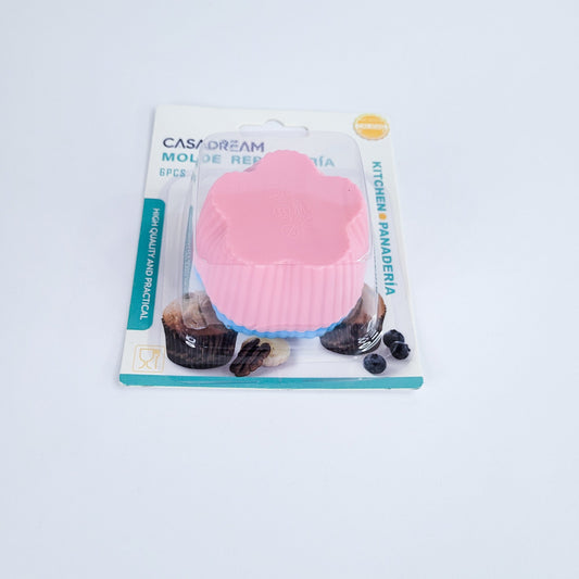 Molde silicona d/flor 6pcs90117-693