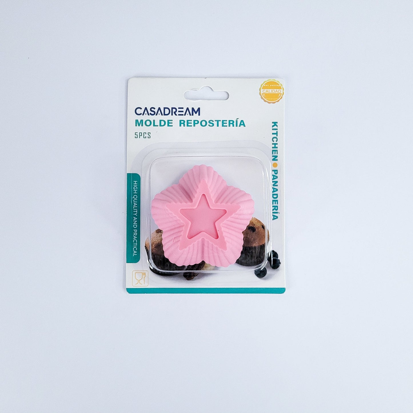 Molde silicona d/estrella 5pcs90117-695