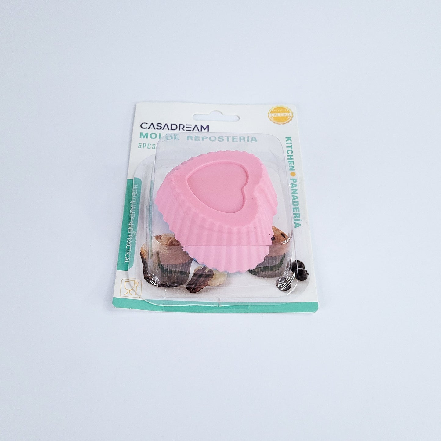 Molde silicona d/corazon 5pcs90117-696