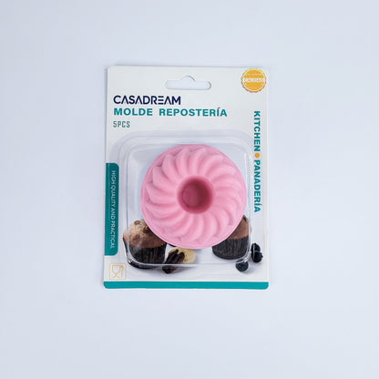 Molde silicona d/circulo 5pcs90117-697