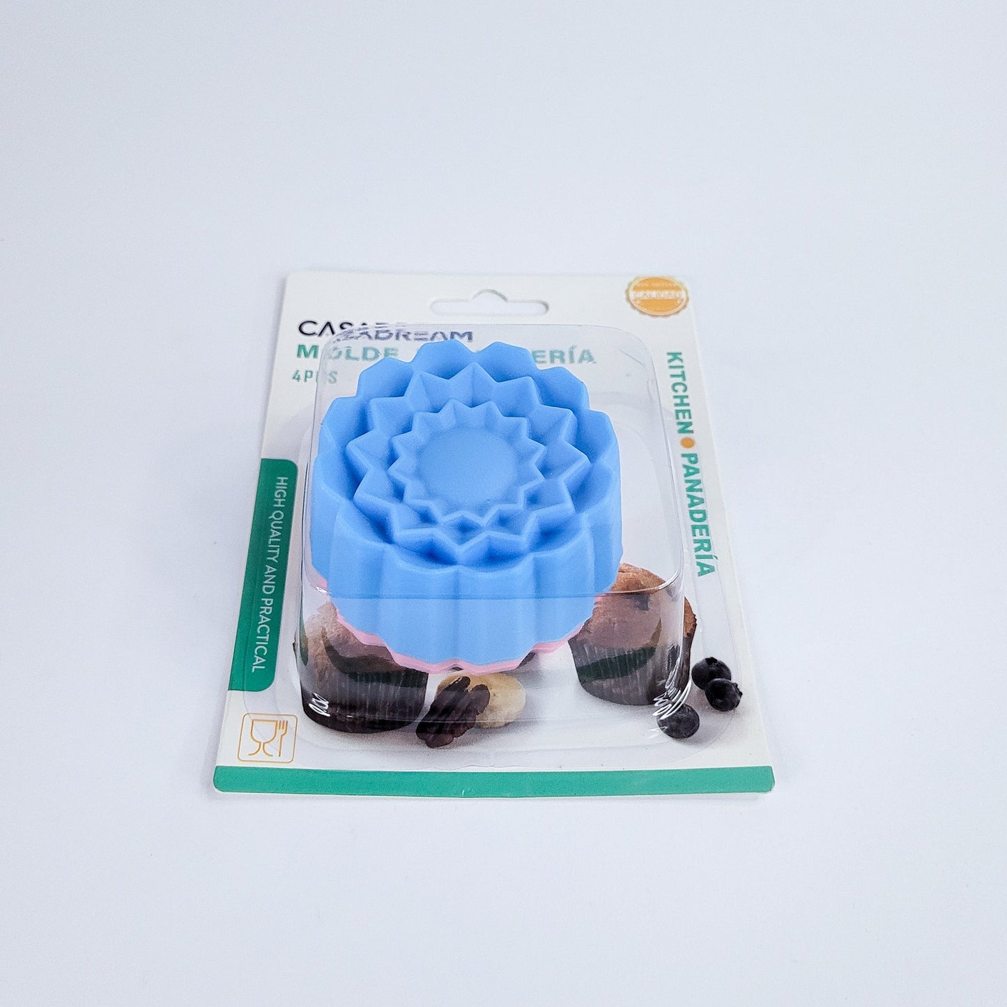 Molde silicona d/flor 4pcs90117-701