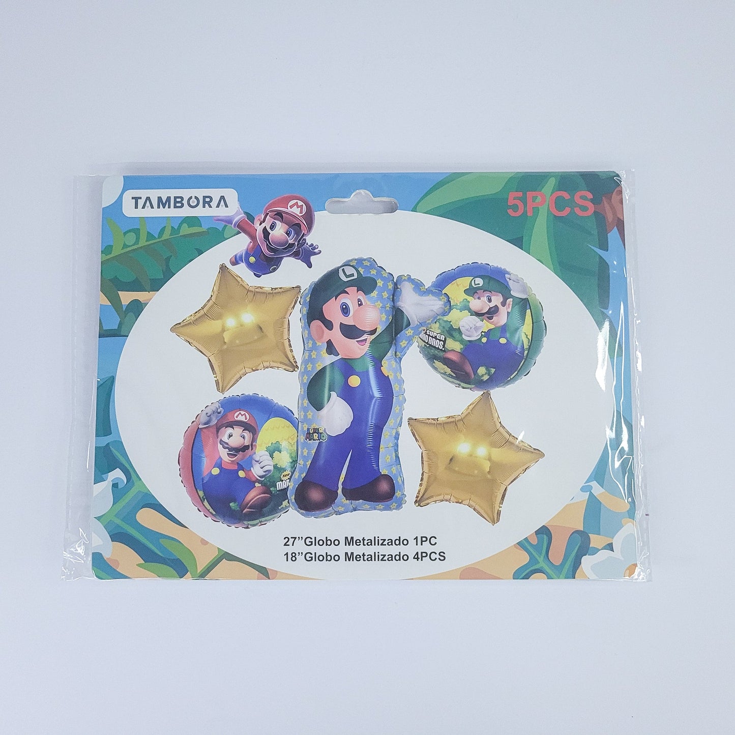 Set d/globos super mario 5pcs90118-167