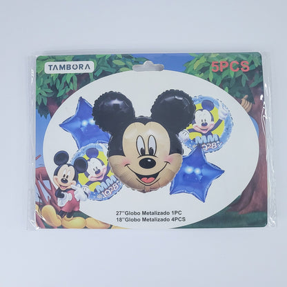 Set d/globos minnie o micky 5pcs90118-171