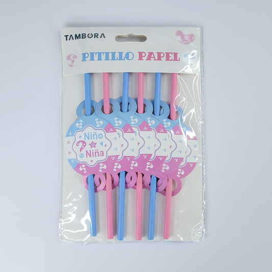 Pajilla papel d/bebe 6pcs 90118-244
