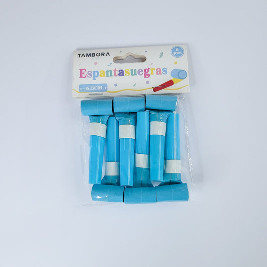 Soplador p/fiesta 6pcs 90118-283