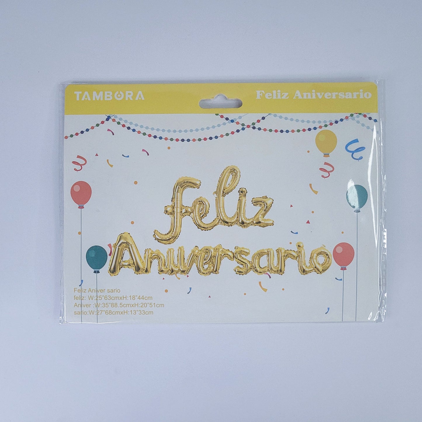 Globo d/feliz aniversario90118-411
