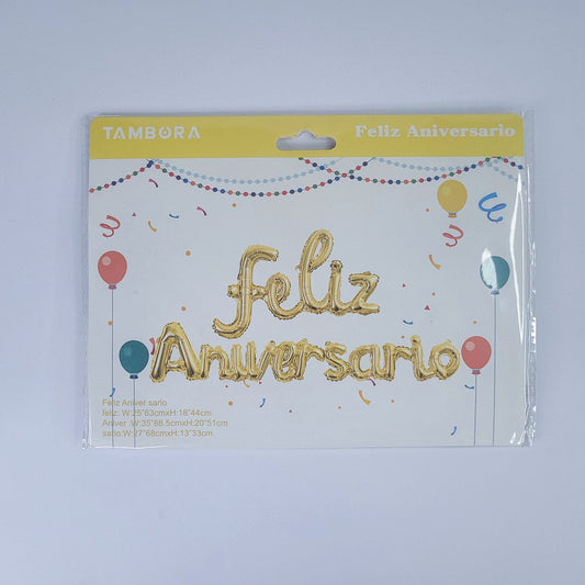 Globo d/feliz aniversario90118-411