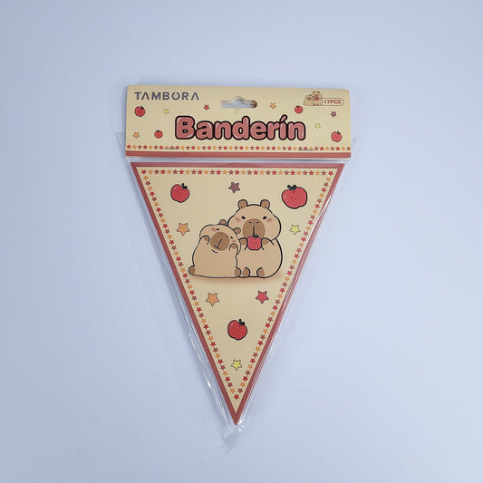 Bandera para fiesta capybara90118-444