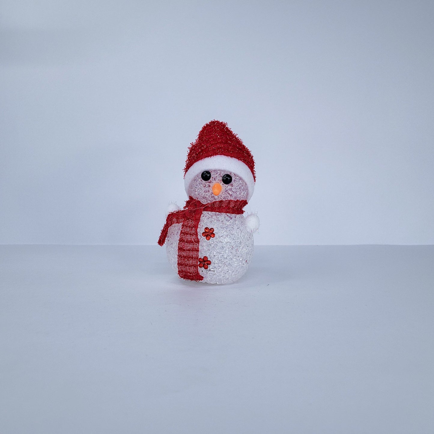 Hombre nieve navidad c/luz 11cm90184-26