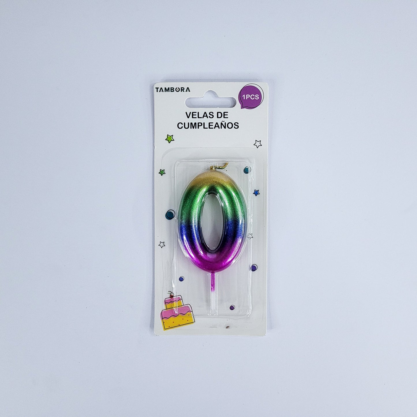 Vela numerica n0 6cm 90243-44