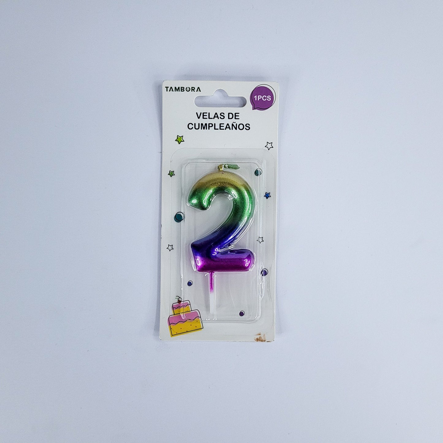 Vela numerica n2 6cm 90243-46