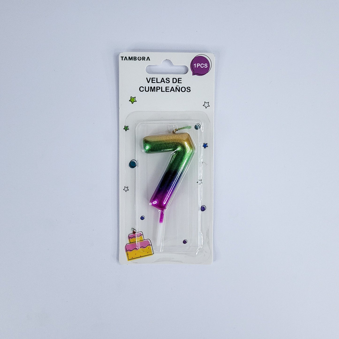 Vela numerica n7 6cm 90243-51