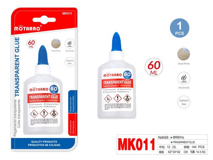 Goma transparente 60ml mk011