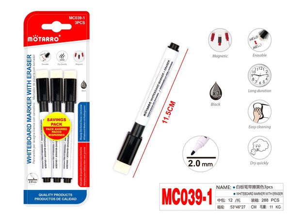 Marcador de pizarra 3pcs mc039-1