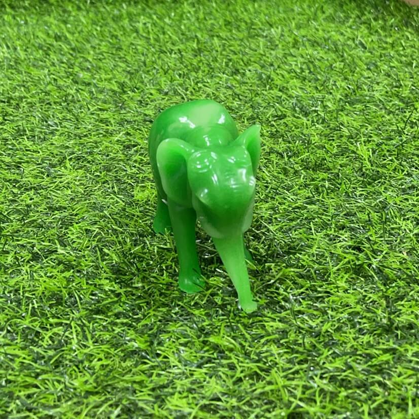 Adorno verde elefante 1pc51298-12