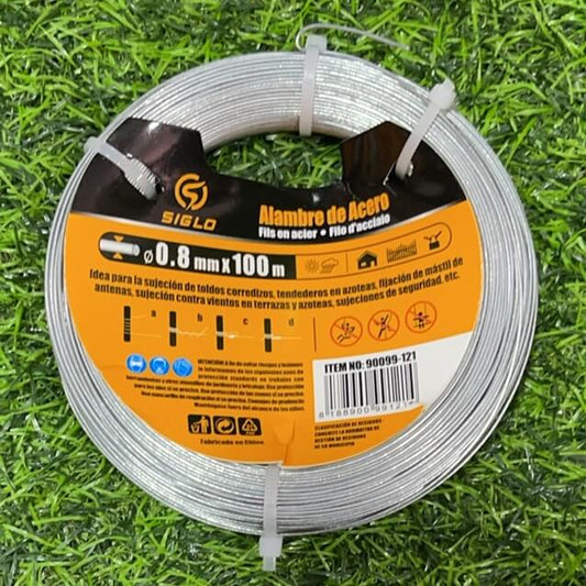 Alambre de acero 0.8mmx100m90099-121