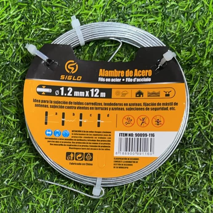 Alambre de acero 1.2mmx12m90099-116