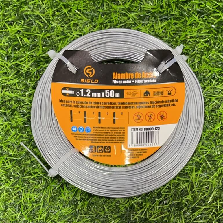 Alambre de acero 1.2mmx50m90099-123