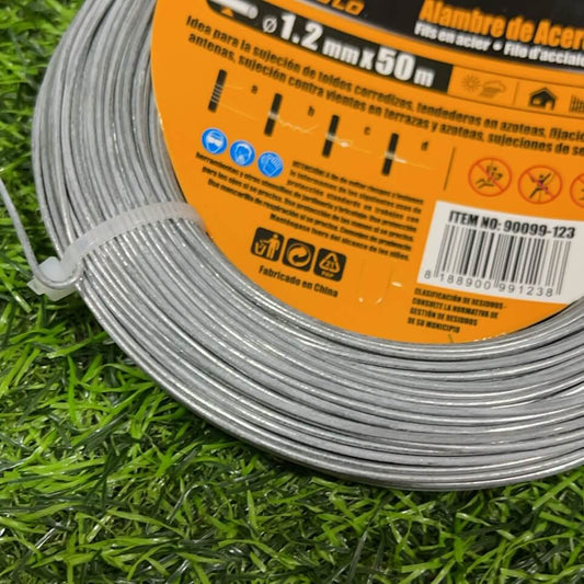 Alambre de acero 1.2mmx50m90099-123